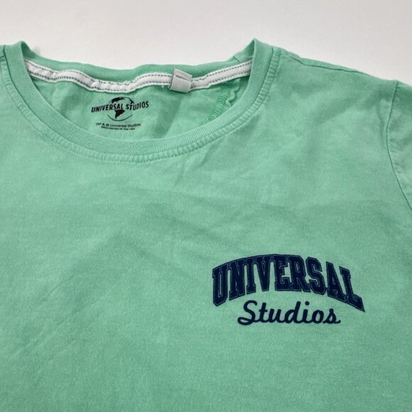 Universal Studios Womens T Shirt Medium Teal Green Lightweight Soft Tee NEW - Picture 3 of 11